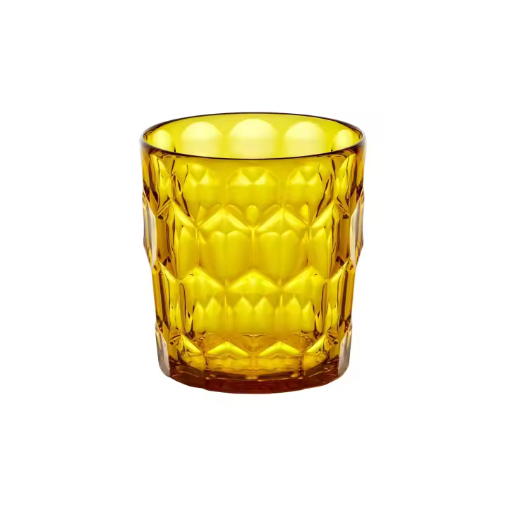 GUZZINI Vidrio Low Decor 3 Vanity Bio-Based D 8,5 Cm 360 Cc Amarillo Azafrán - 1