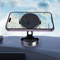 Soporte De Teléfono Para Coche Con Imán Fuerte Y Base Redonda Plegable De 720° Compatible Con Todos Los Teléfonos Móviles Soporte Universal Para Interior Del Coche - details 9