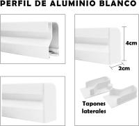 HOGUITA-Cortina Espiral PVC Para Puerta Exterior o Interior,Cortina Para Puerta Exterior Anti Insectos Mosquitos,12 Colores 90x210cm - details 3