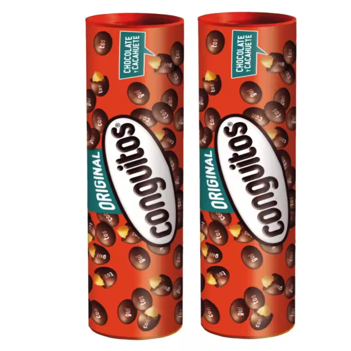 Conguitos megatubo 2,4KG :2 megatubos x 1,2 kg - 1
