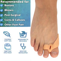 Pexmen Corrector De Bollos 2 Piezas Gel Separador De Dedos Para Valgo De Hallux Y Uña Encogida Herramienta De Cuidado Del Pie - details 4