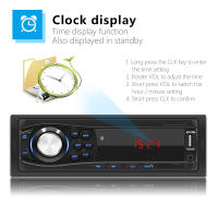 Receptor De Estéreo Para Coche Podofo 1din MP3 Multimedia Bluetooth FM Estéreo Digital Con SD USB TF AUX-IN Entrada DC 12V - details 5