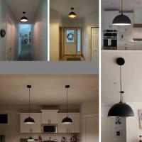 Lámpara Colgante LED MARPOU Para Techo Con Base E27 Decoración Para Sala De Estar Dormitorio Restaurante Material De Acero Inoxidable Moderno - details 10