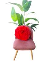 COJINES EN FORMA DE FLOR VARIOS COLORES CON MEDIDA 45*45  COMODO Y ELEGANTE PARA EL HOGAR - details 0