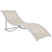 vidaXL Tumbonas plegables 2 unidades textilene Crema, Taupé, Verde Sillas de Exterior Ideal para jardín, playa, piscina, terraza Tumbona Piscina Tumbonas Playa Tumbonas Jardín Exterior - details 0
