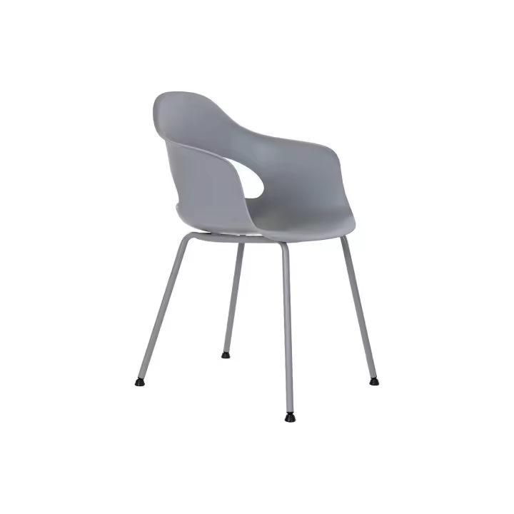SILLA PP METAL 56X54X80 MATE GRIS CLARO FIJALO MB185159 - 1