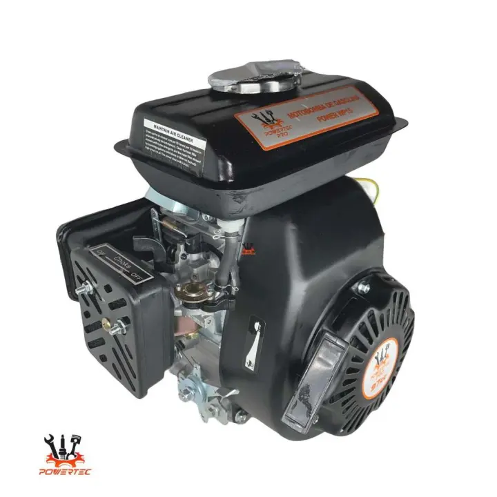 MOTOR GASOLINA POWERTEC PRO 4 TIEMPOS 2.5 HP – EJE 15MM ARRANQUE MANUAL - 1