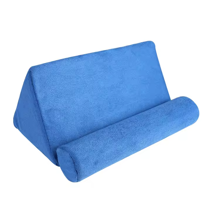 Almohada Soporte De Tableta Para IPAD De Microfibra Suave Mini Soporte De Tela Para Leer En Sofá Estilo Rectangular Para Adultos - 1