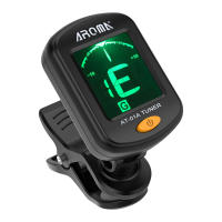 Aroma AT-01A Afinador De Guitarra Bajo Ukulele Violín LCD Rotativo Clip-on Chromático Accesorio Musical De Precisión - details 9