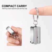 Mini Cortauñas Portátil Con Llavero Para Viajes Y Ocio Cortauñas Pequeño Para Uso Doméstico Material De Acero Inoxidable - details 4