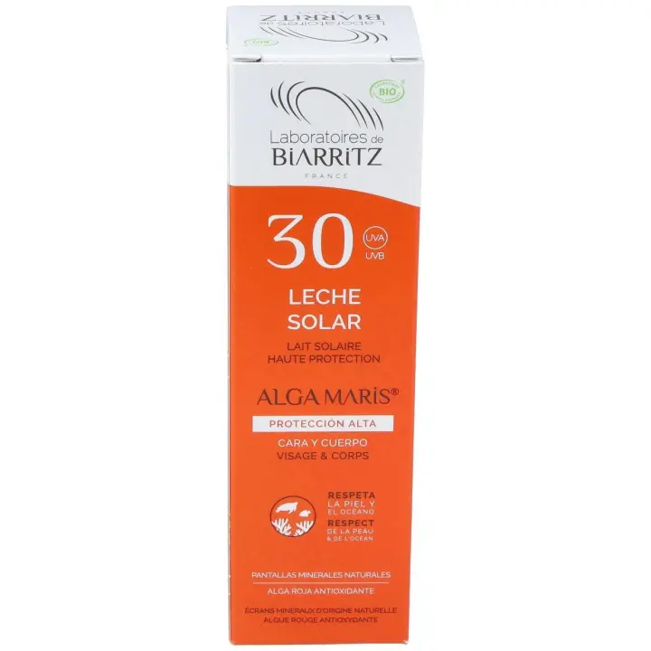 Laboratoires De Biarritz Leche Solar Alga Maris Spf30 100Ml - 1