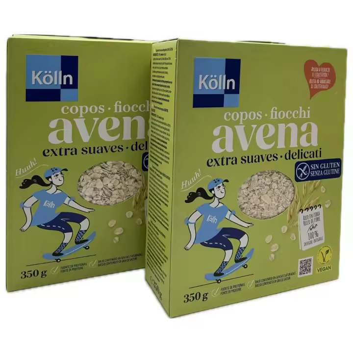 KÖLLN AVENA SUAVE SIN GLUTEN 350 G. PACK-2 ESTUCHES - 1