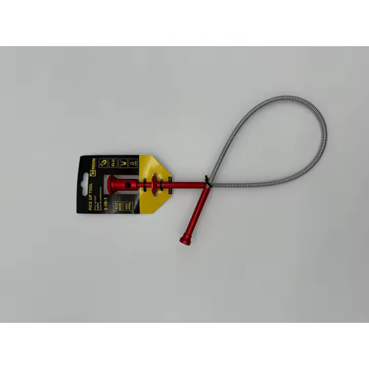 Bensontools Pinza flexible de agarre con 4 garras, iman y luz led - 1