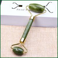 Juego De Cuidado De La Piel Con Rodillo De Jade Natural Y Piedra De Quartz Para Rostro Herramienta De Gua Sha Para Ojos Refrigerio Masaje Facial Con Rueda De Jade - details 2