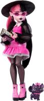 Monster High Fabulosa Draculaura Muñeca articulada con Mascota Count Fabulous, Conjunto de Moda y Accesorios, Juguete +4 años (Mattel HRP64) - details 1