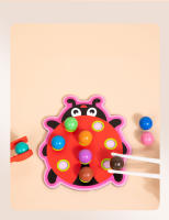 Juguete Educativo Montessori De Colores Con Cuentas Para Niños Juego De Entrenamiento De Motricidad Finas Y Concentración Logica Adecuado Para Edades 3-12 - details 4