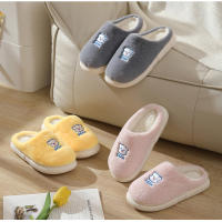 Zapatillas Casuales De Pelo Fluffy Para Mujer Invierno Plush Zapatos Planos Diseñador Moda Elegante Para El Hogar Con Plataforma Y Fondo Grueso - details 14