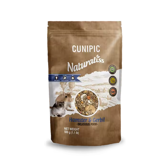 Cunipic Naturaliss hamster & gerbo 500 gr - 1