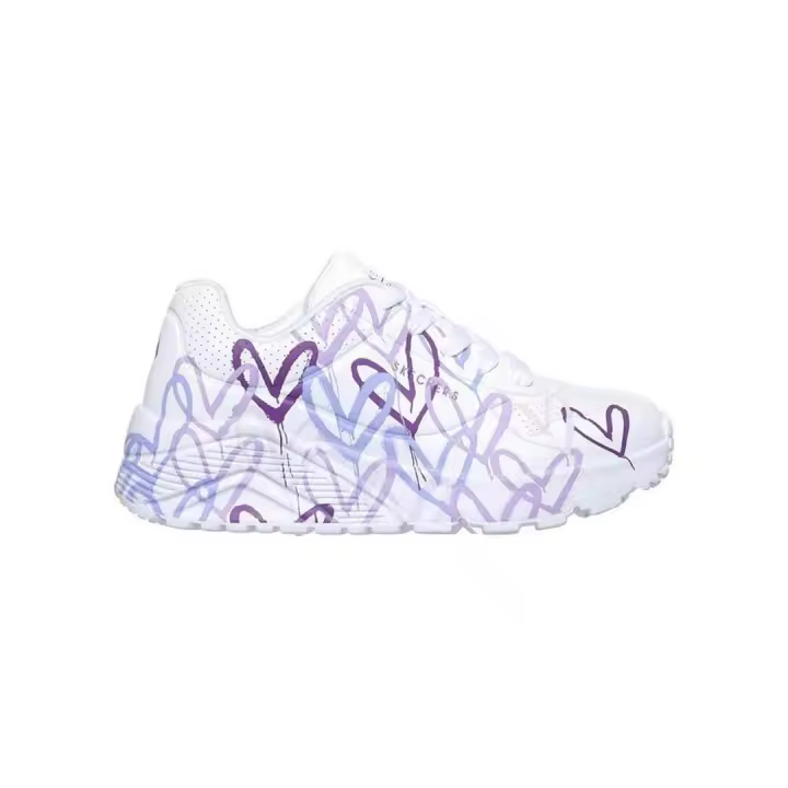 Zapatilla Niña Skechers Uno Lite Corazones Lila - 1