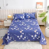 Sábana Plana De Cama Doble Con Estampado De Flor Roja Sábana Superior De Poliéster 100% Para Cama Individual/Reina/King - details 19