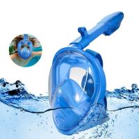 Máscara de buceo de silicona con tres tesoros para niños, gafas de buceo completamente secas, buceo libre - details 2