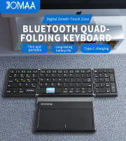 Teclado Inalámbrico Multi-Aplicativo JOMAA Con Gran Touchpad Y Teclado Numérico Plegable Portátil Para Laptop iPad 82 Teclas Estilo Estándar Bluetooth - details 0