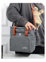 Bolsa Lonchera Térmica, para Oficina, Trabajo, Escuela, picnics, a prueba de fugas, Con Correa para el hombro, para niños, lonchera median - details 3