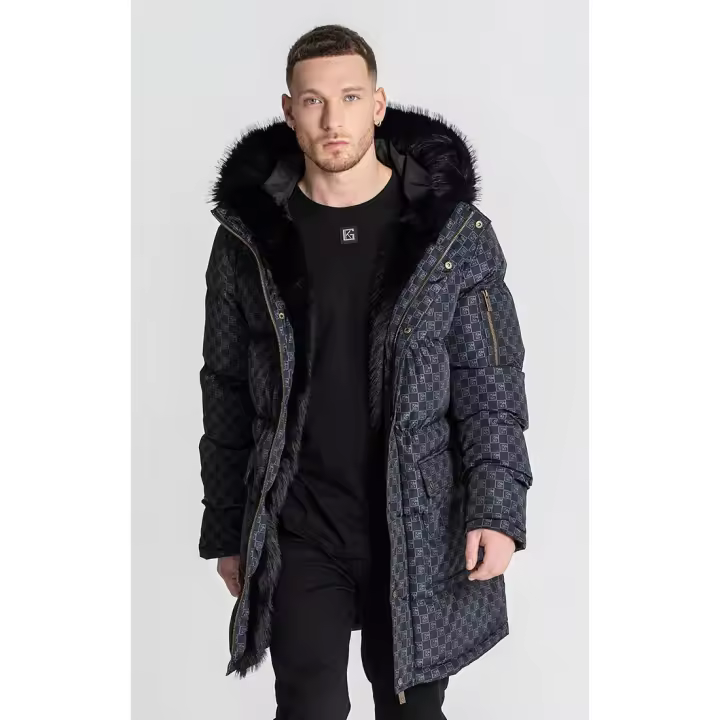 Abrigo Gianni Kavanagh Negro Clone - 1