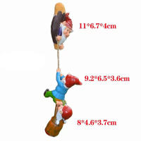 Gnomos De Escalada En Resina Figura De Arte Gnomos Para Jardín Adorno De Paisaje De Patio Decoración Del Hogar Regalo - details 4