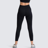 Leggings De Yoga Sin Costuras Para Mujer Levantador De Glúteos Deportivos De Fitness Y Gimnasio Pantalones De Running Terciopelo De Nylon De Cintura Elástica - details 22