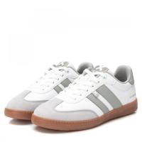 XTI 143485 06 Zapatillas deportivas mujer 35290 25V DEPORTIVO BANDAS BLANCO/KAKI - details 4