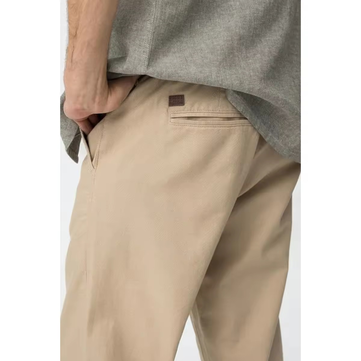 Pantalón chino Tiffosi H85 Relaxed 10060069 beige - details 3