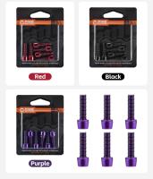 Juego De 6 Tornillos De Aluminio Y Acero Para Manillar De Bicicleta M5x18mm MTB Y Carretera Partes De Bicicleta Resistentes Y Duraderas - details 3