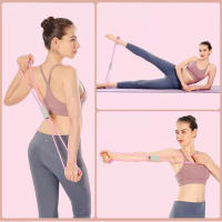 Cinta Elástica De Yoga Para Mejorar La Postura Y Aliviar La Tensión En La Espalda Y Abdomen Herramienta De Fitness Para El Hogar - details 1