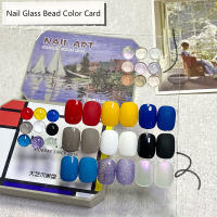 50PCS Tablero De Mostrador De Uñas De Vidrio Transparente Para Diseños De Esmalte De Gel Y Tones De Uñas Herramientas De Manicura - details 0