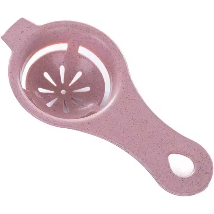 Separador de Yemas y Claras duradero, Filter de claras y Separador de yemas, herramienta para hornear en la cocina (Pink) - 1