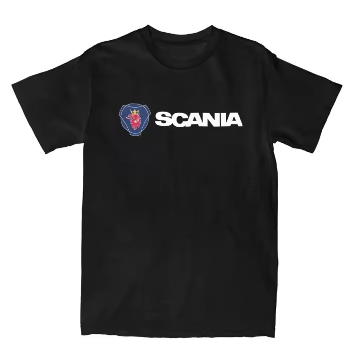 Camiseta De Algodón Saabs Scanias Para Parejas Y2K Divertida Camiseta De Verano Con Cuello Redondo Estilo Harajuku Sobrio - 1