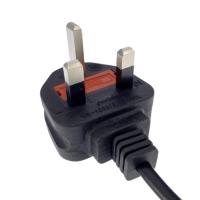Cable De Poder AC Femenino C7 Figure 8 Con 3 Ramas UK Plug 1.8m/6ft Adaptador De Corriente Electrónica Para Uso Residencial - details 4