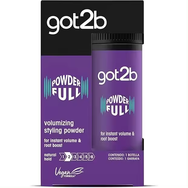 Got2B Polvo Texturizante Volumen Powderful (1 x 10 g), polvos de volumen instantáneos, polvos para el pelo de fijación media, texturizador de cabello con acabado natural - 1