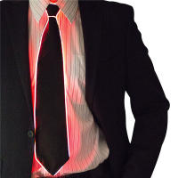Corbata LED Brillante Para Hombres Cable Eléctrico De Luz LED Para Fiestas Halloween Navidad Decoración De Ropa Para DJ Bar Club Escenario Propiedad - details 3