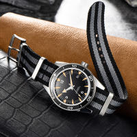 Reloj Automático Para Hombre 41MM Vidrio De Zafiro 100m Impermeable Correa De Nylon Luminoso Calendario Completo Estilo Casual - details 4