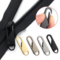 Kit De Reparación De Cremalleras Universales 10PCS Cabeza De Cremallera Metálica Desmontable Para DIY Costura Ropa Accesorios De Ropa - details 0