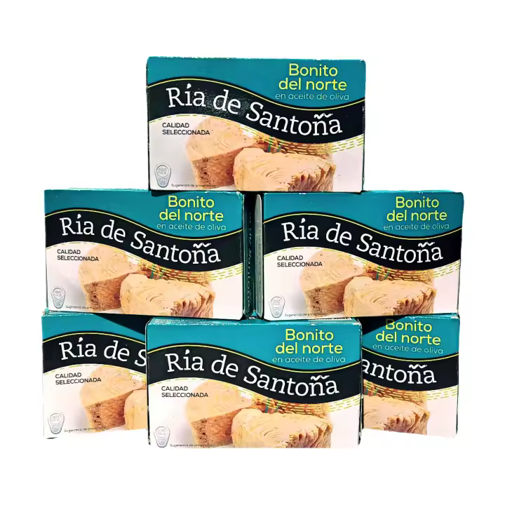 Bonito del norte en aceite de oliva pack 6 unidades. Ria de santoña - 1