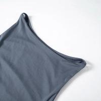 Vestido Negro Para Mujer Verano Sin Mangas Ajustado Estilo Y2k Minimalista Mono De Playa Ropa De Calle O-Neck Cintura Natural - details 19