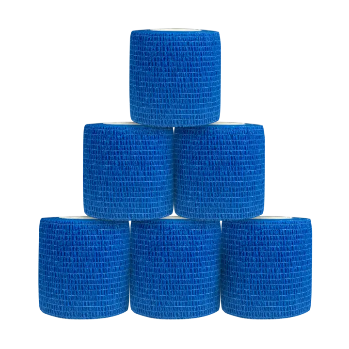 LA MISTT Venda Cohesiva Autoadhesiva 5 cm x 4,5 m  6 Rollos  Cinta Elástica Adhesiva Deportiva - 1