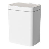 Basurero Inteligente Sensor Automático 15/18L Recargable Silencioso Para Cocina Baño Dormitorio Material PP Plástico Verde Oro Plata - details 6