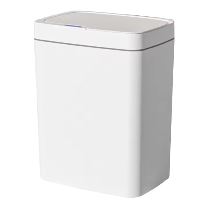 Basurero Inteligente Sensor Automático 15/18L Recargable Silencioso Para Cocina Baño Dormitorio Material PP Plástico Verde Oro Plata - 1