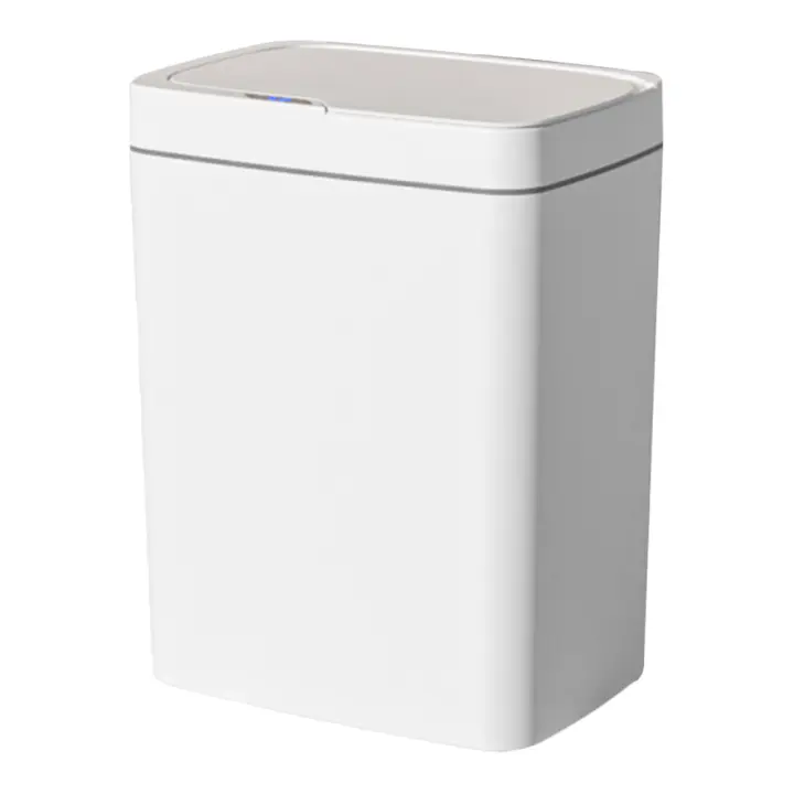 Basurero Inteligente Sensor Automático 15/18L Recargable Silencioso Para Cocina Baño Dormitorio Material PP Plástico Verde Oro Plata - 1