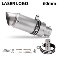 Accesorios De Motocicleta Universal En Acero Inoxidable Modificar Escape Project Muffler 51mm 60mm Para TNT125 GPR150 MT15 R25 XMAX125 250SR PCX - details 25