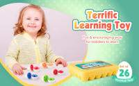 Juguete Educativo Montessori Para Niños Caja De Colores Y Formas Con Dinosaurios Juego De Aprendizaje Temprano Para Bebés - details 20